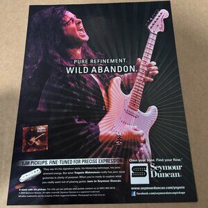 Yngwie Malmsteen - SEYMOUR DUNCAN PICKUPS - Print Ad - 2011